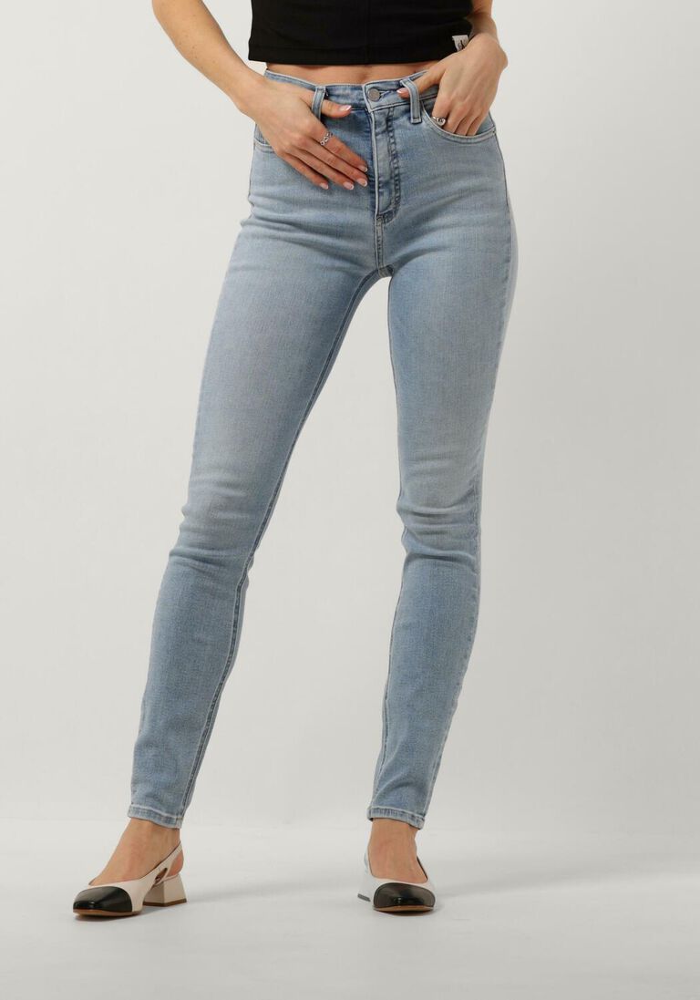 CALVIN KLEIN blauwe calvin klein skinny jeans high rise skinny