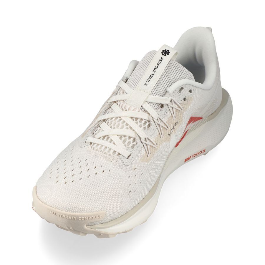 Nike Chaussures de Running Pegasus Trail 5 - Blanc Cassé/Picante Red/Noir Femme