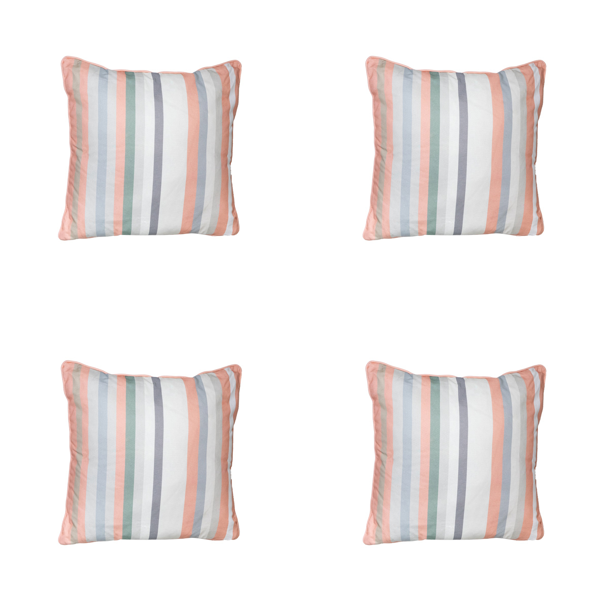 Madison Righe salmone Sierkussen - Set van 4