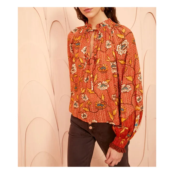 Ulla Johnson Blouse Kaitlyn | Orange Rouille