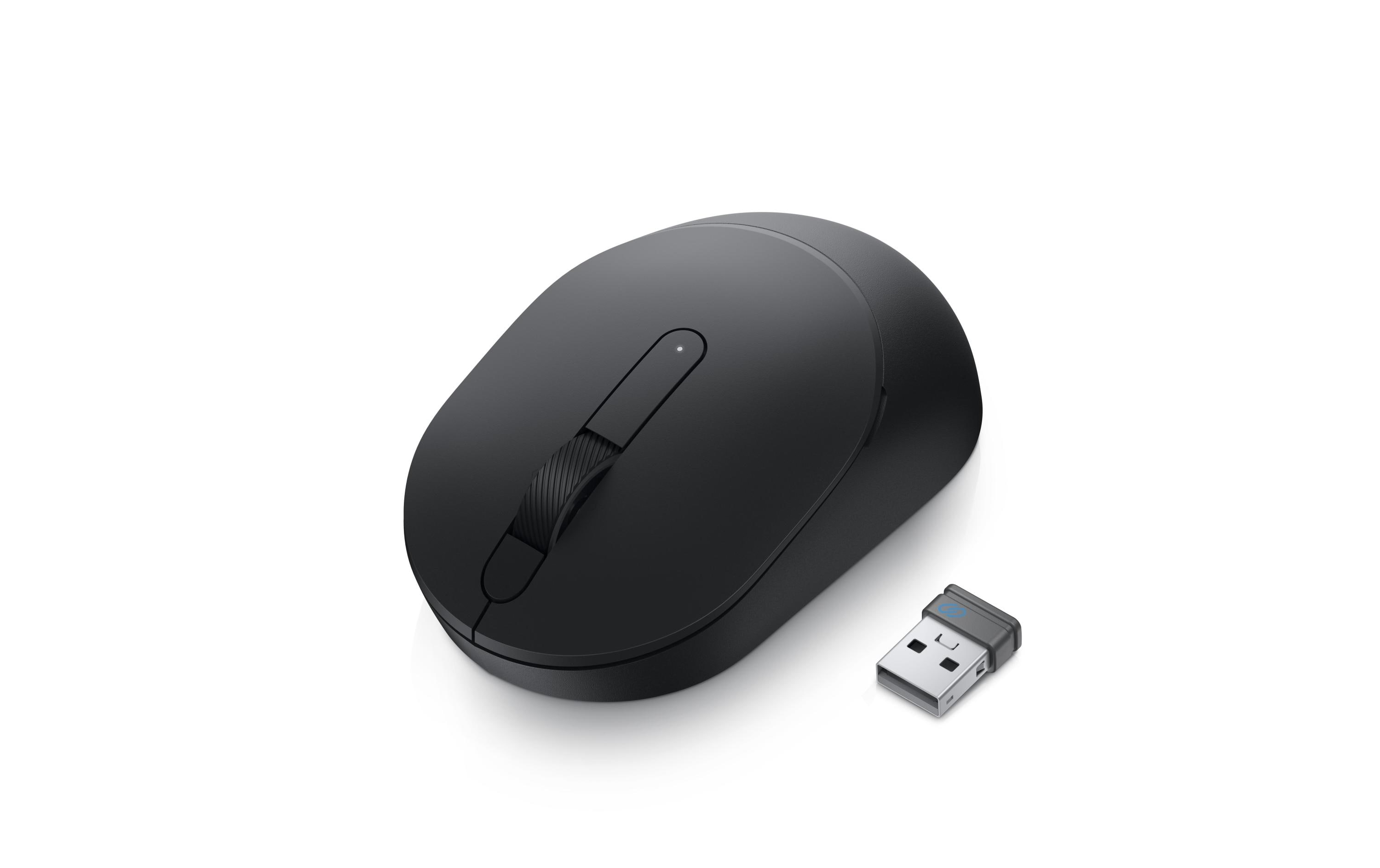 Mobile Maus MS3320W Wireless SchwarzMobile Maus mit zwei kabellosen Verbindungsmöglichkeiten