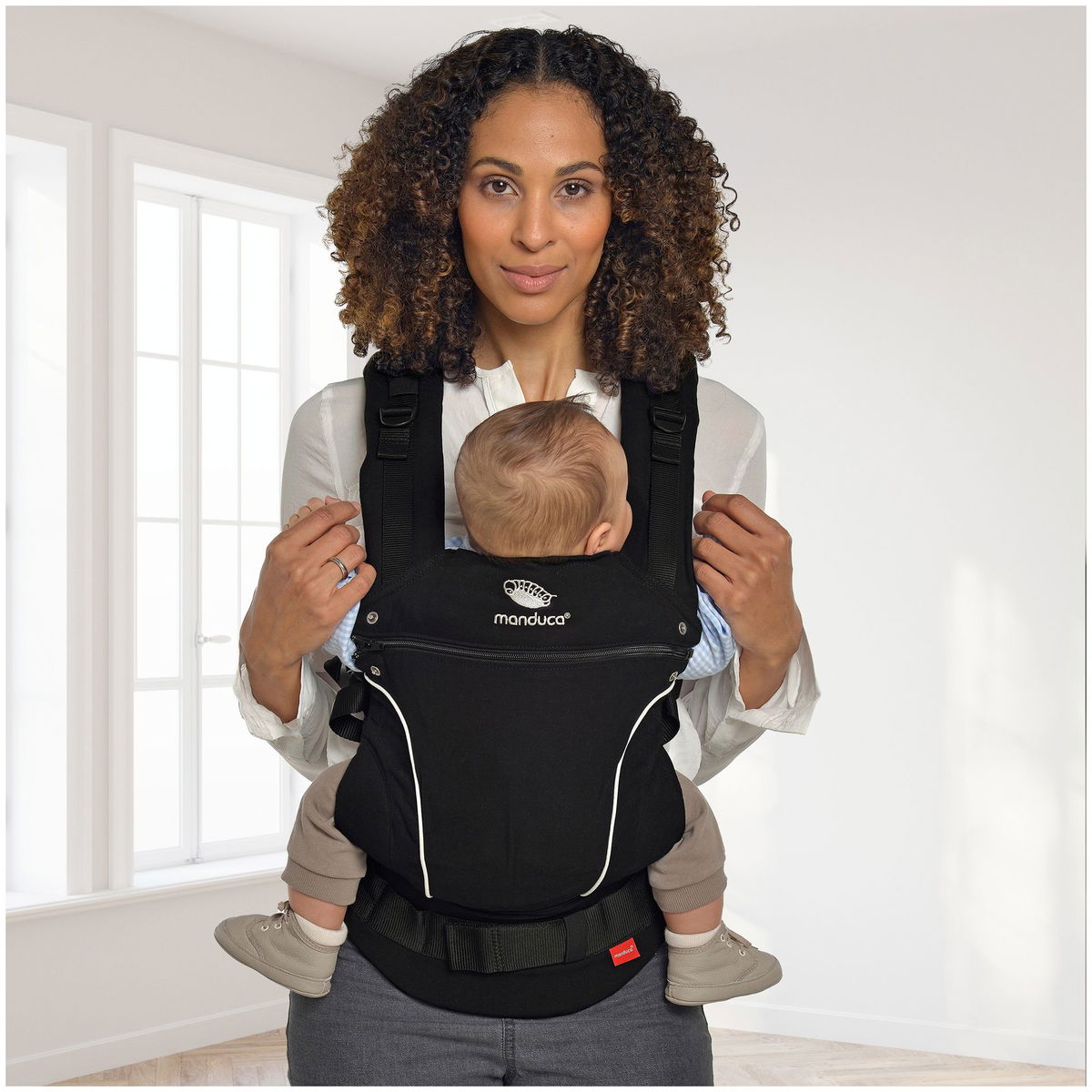 manducamanduca   First Babytrage PureCotton night black