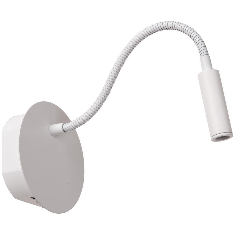 Jolijn LED wandlamp op batterijen in wit, 2W, 140lm
