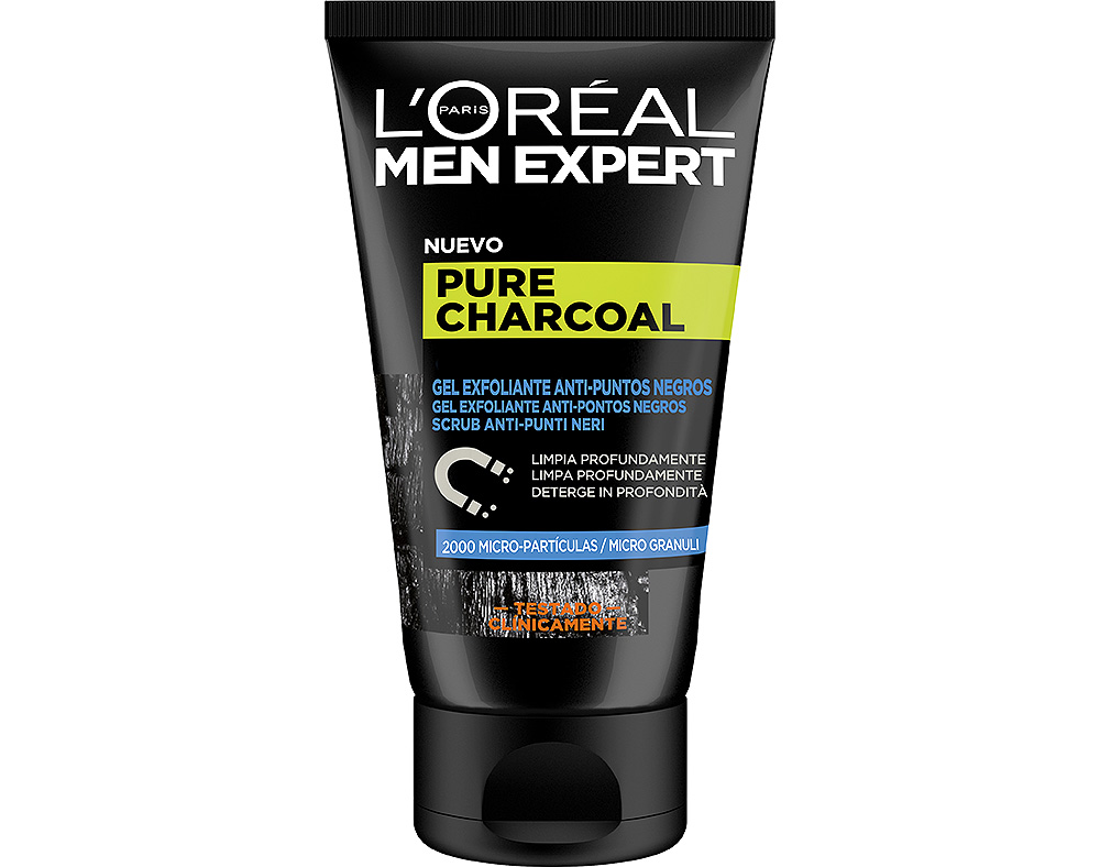 GEL MEN EXPERT LIMPEZA ANTI PONTOS NEGROS CARVÃO 100ML