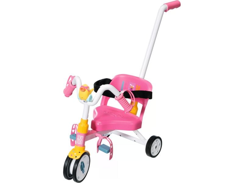 Baby Born Puppenzubehör Trike Puppen-Dreirad mit Schiebestange