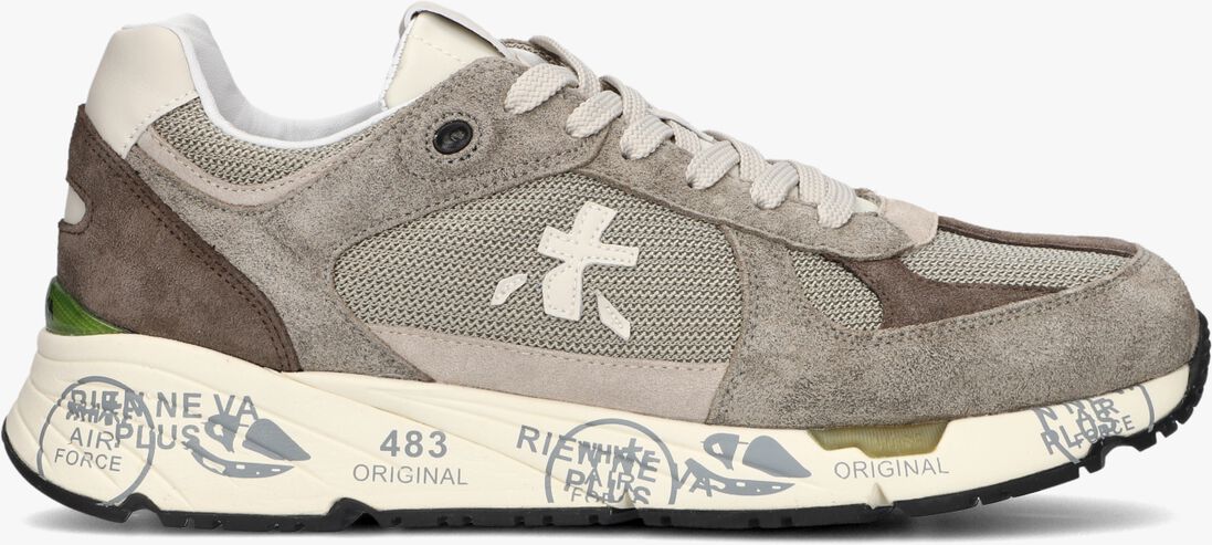 PREMIATA groene premiata lage sneakers mase