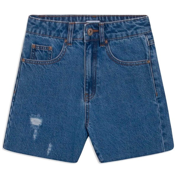Premium Blue 90s Shorts - Grunt → Luksusbaby.dk