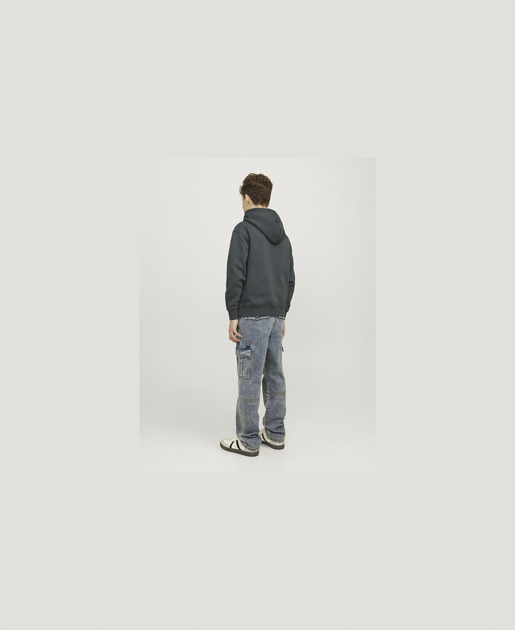 Jack & Jones JORVESTERBRO SWEAT HOOD NOOS JNR Forest river/loose