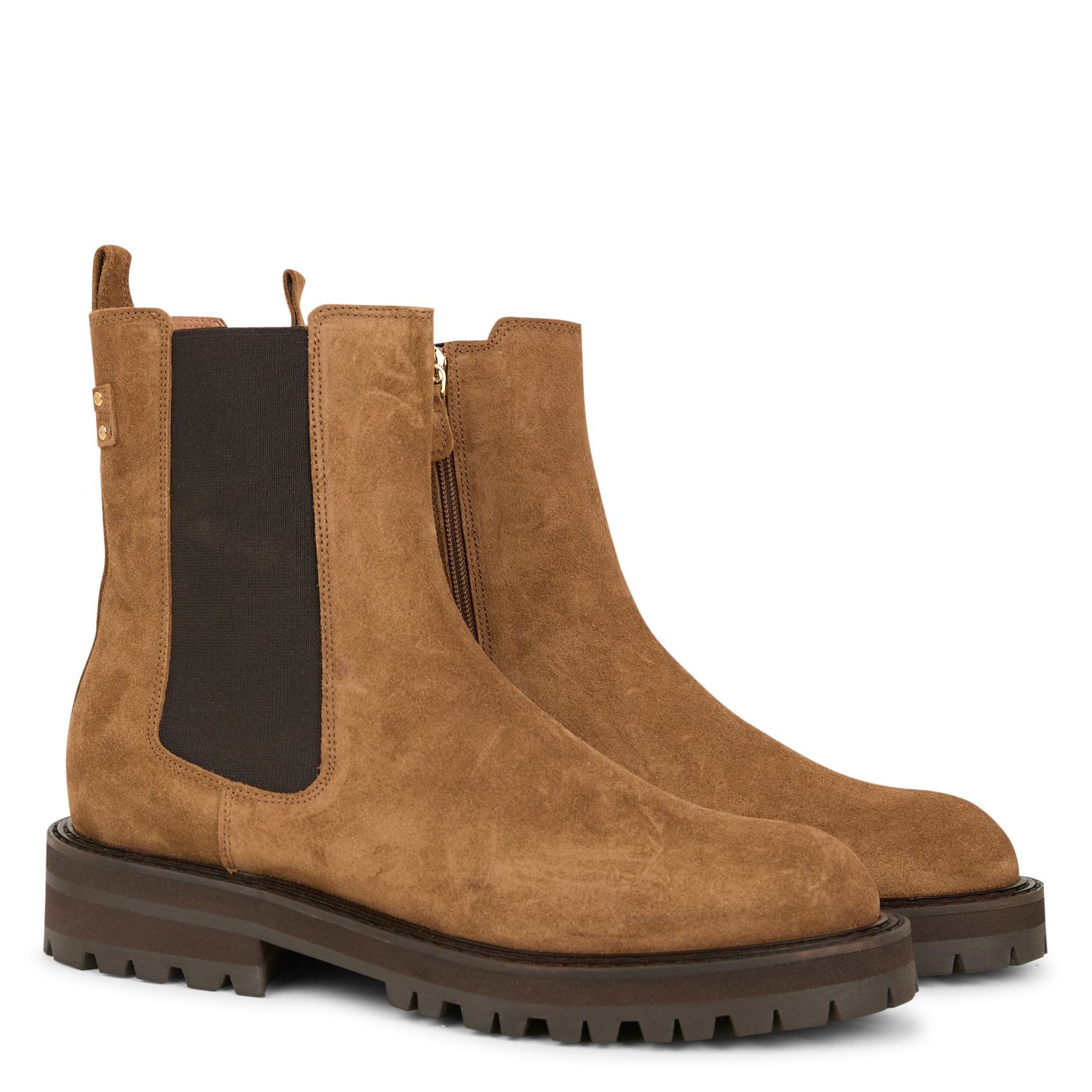 JOELY - Bottines en cuir | Beige