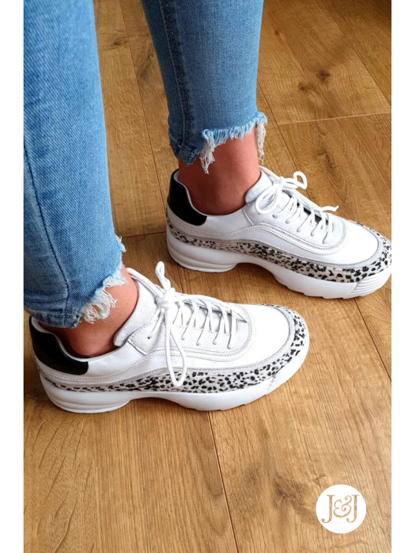 Sneakers léopard 'Lana'