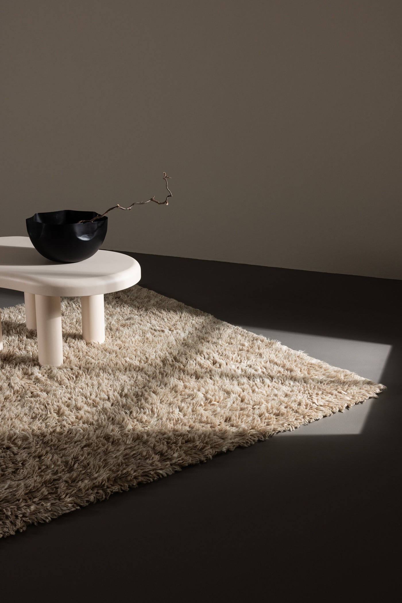 FjÃ´rd - Vloerkleed Beige - 230x160cm - Leiko