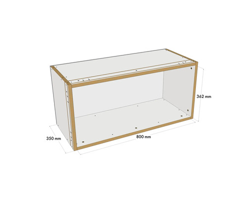 Knauf wandnisset L 800 x 362 mm