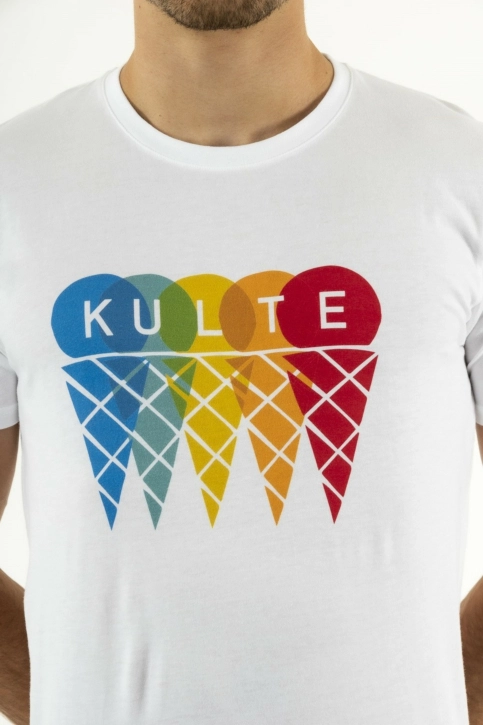 tee shirt kulte cornet white