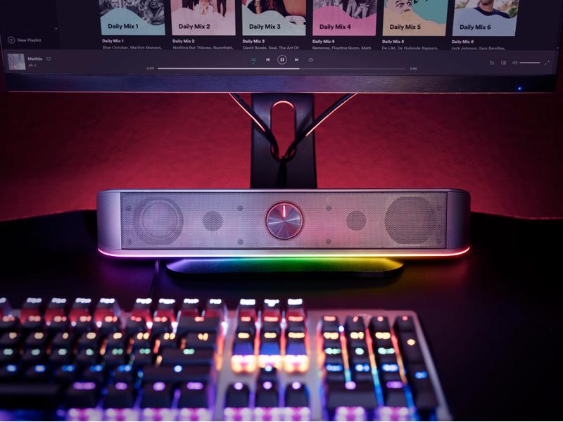 Trust Soundleiste GXT 619 Thorn Gaming-Soundbar mit RGB Beleuchtung