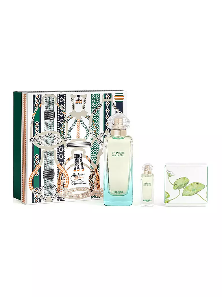 HERMÈS Geschenkset - Un Jardin sur le Nil Eau de Toilette 100ml / 50g / 7,5ml keine Farbe