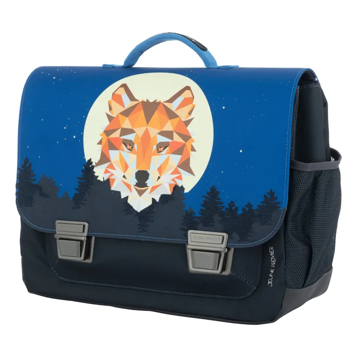 Jeune Premier Cartable Midi Wolf | Bleu électrique