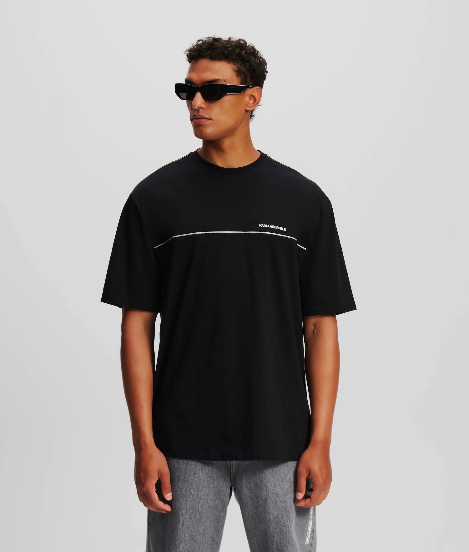 T-SHIRT À PASSEPOIL RÉFLÉCHISSANT