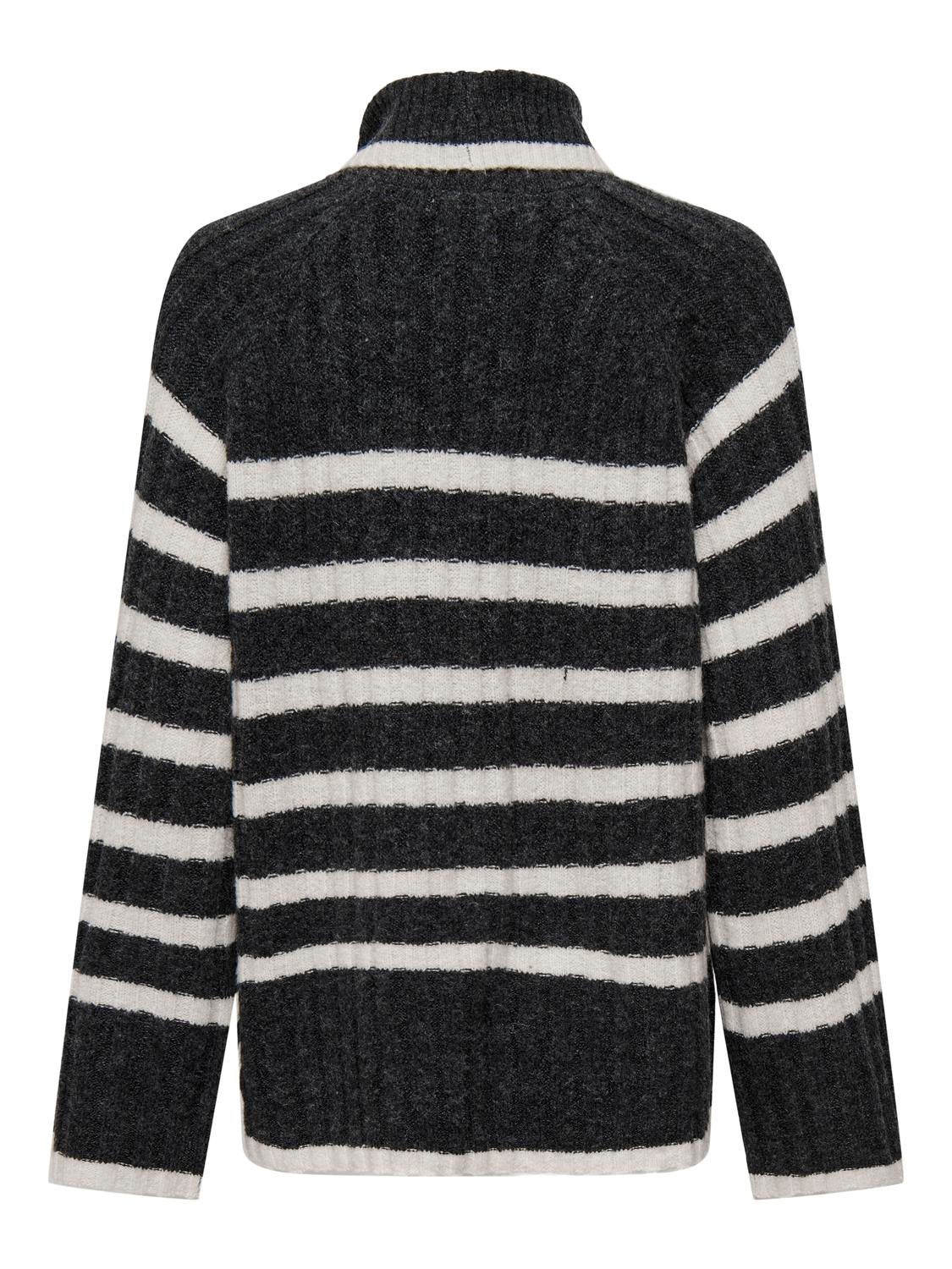 JDYMILEY Strickpullover Dark Grey Melange
