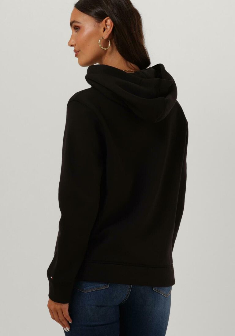 TOMMY HILFIGER zwarte tommy hilfiger sweater heritage hilfiger hoodie ls