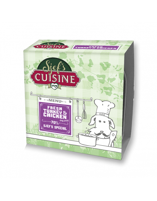 Yamipets Sjef’s Cuisine Vleeskuipje 300 g - Hondenvoer