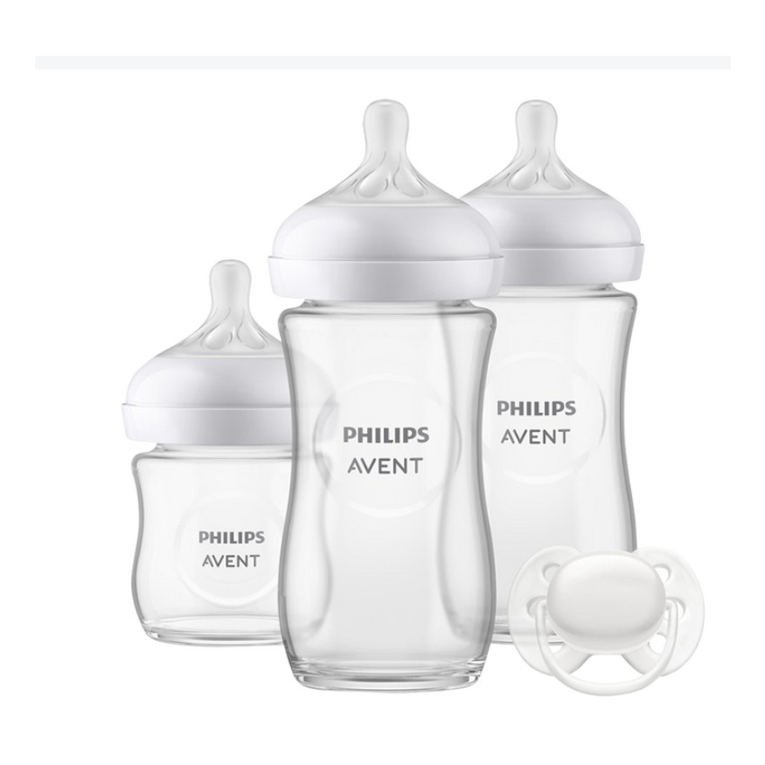 Biberon Kit Nouveau-né en Verre Natural Response 3.0