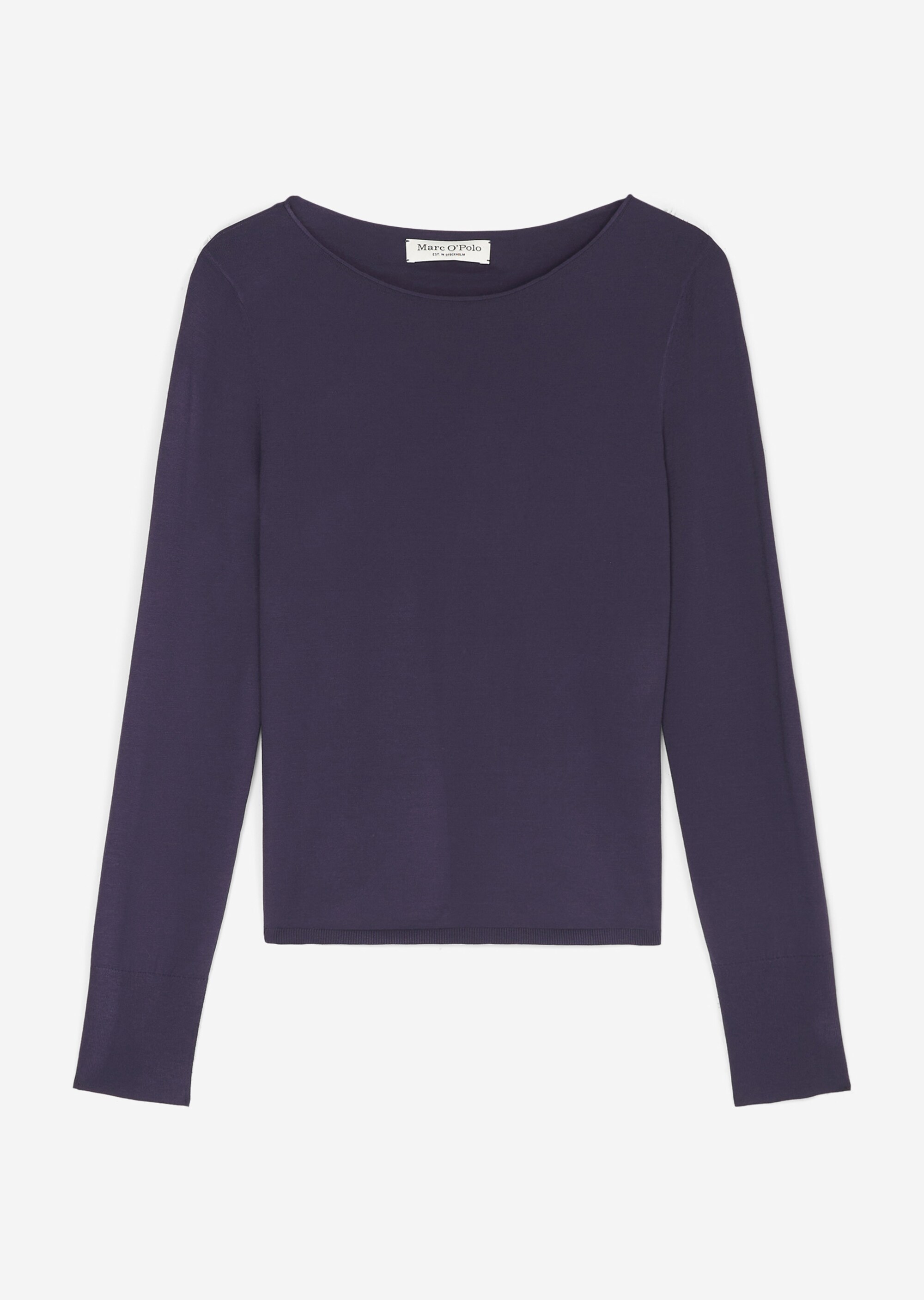 Feinstrick-Pullover slim aus LENZING™ ECOVERO™