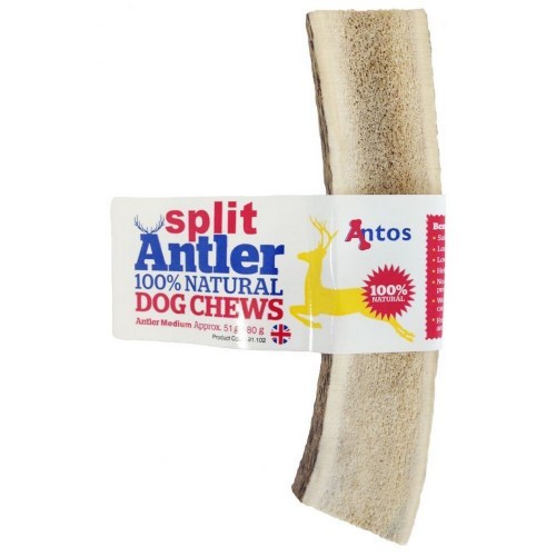 Parte de chifre de veado para cães, sabor natural