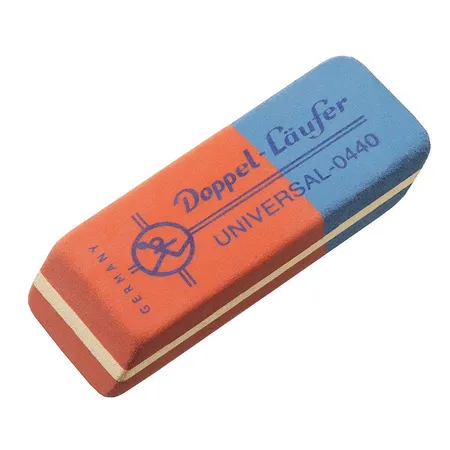 Läufer Doppel-Universal Radierer aus Kautschuk
