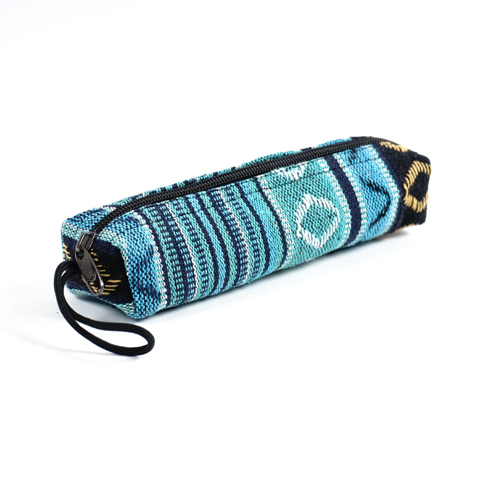 Stifteetui 'Denaina', echte Handarbeit aus Nepal, blau, multicolor, B 22 cm, H 5 cm günstig bestellen