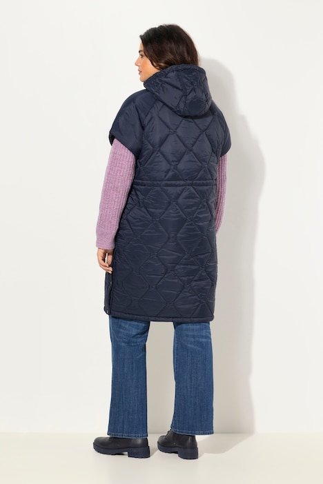 HYPRAR Steppweste, Tunnelzug, 2-Wege-Zipper, recycelt