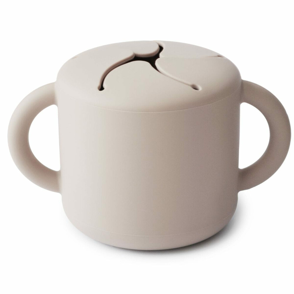 Mushie Snack Cup Ivory