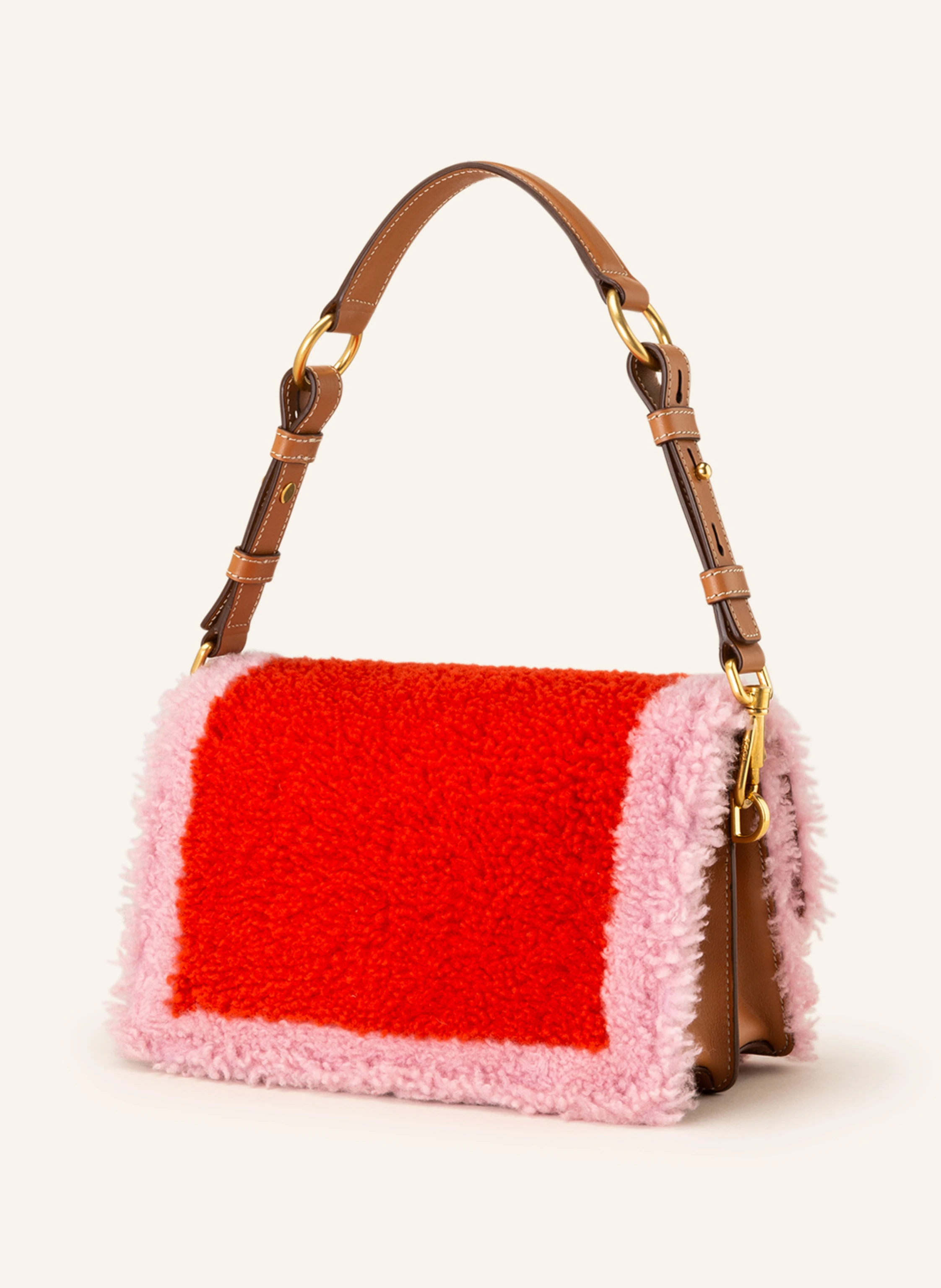 TOD'S Handtasche mit Kunstfell