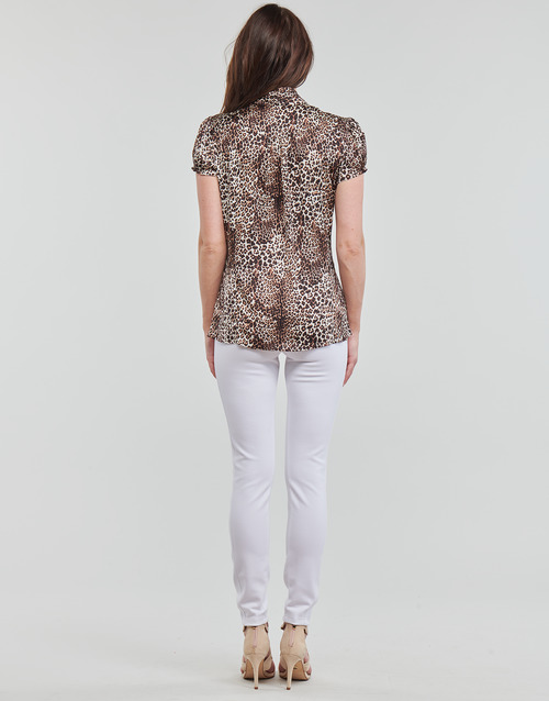Guess - SS LORENZA SHIRT - Leopard