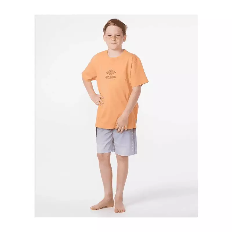 Teeshirt junior RIPCURL Pure Surf Logo Tee-Boy Peach Nectar