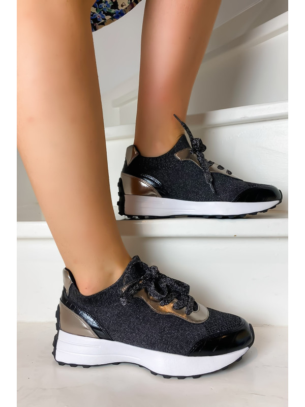 Baskets IMPALA Crochet Noir - Reqins