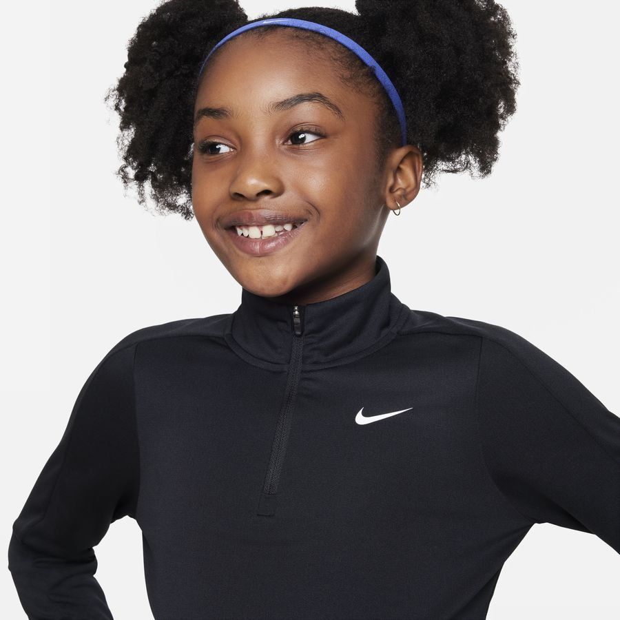 Nike Dri-FIT Big Kids' (Girls') Lon BLACK/WHITE