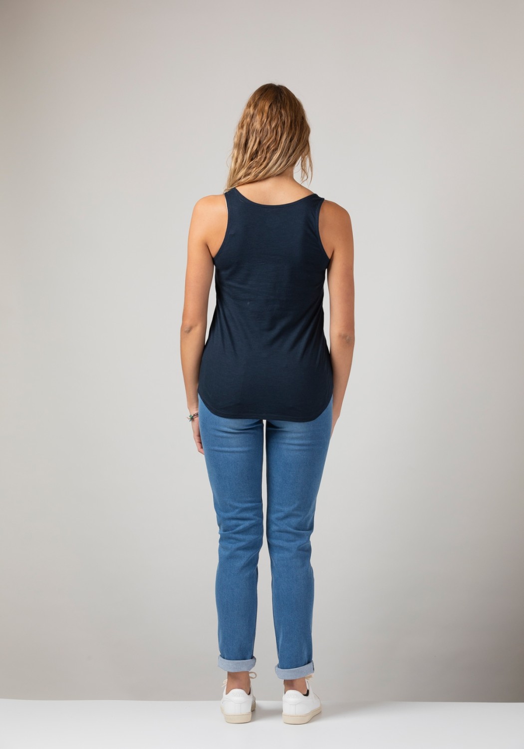 WE ARE ZRCL Damen Tank-Top Basic Blue