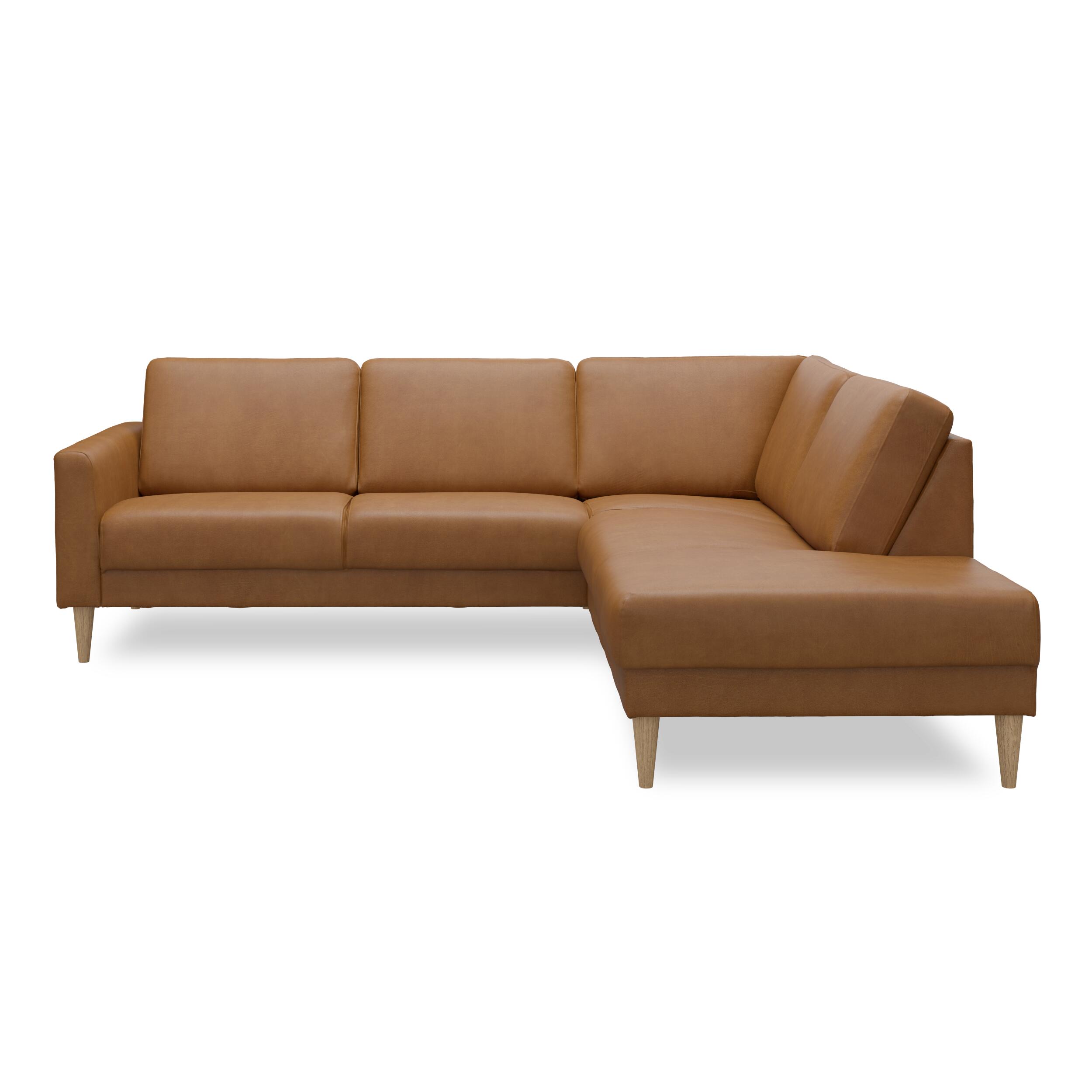 Linea højrevendt hjørnesofa med pufafslutning