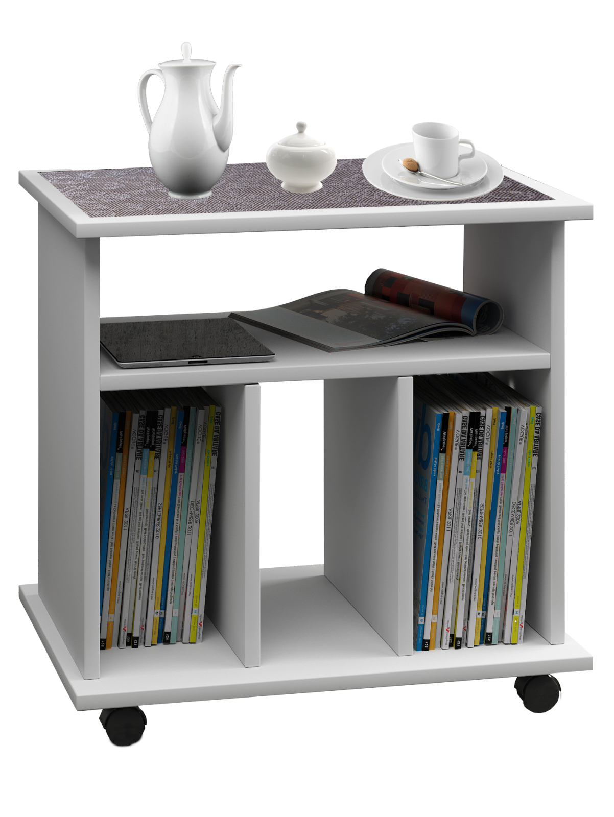 Beistellmöbel TABINA - weiß - 60 cm