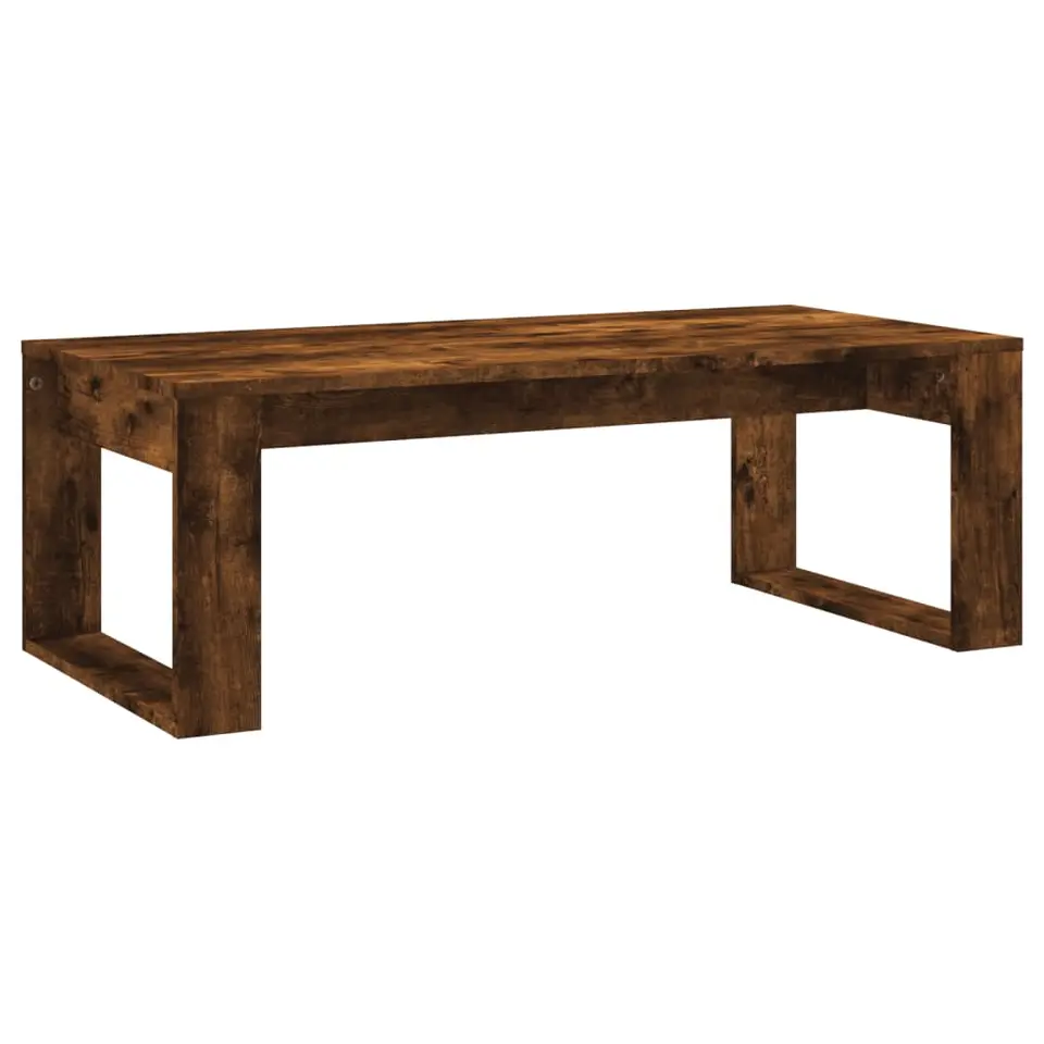 vidaXL - Salontafel - Bruin - Bewerkt hout