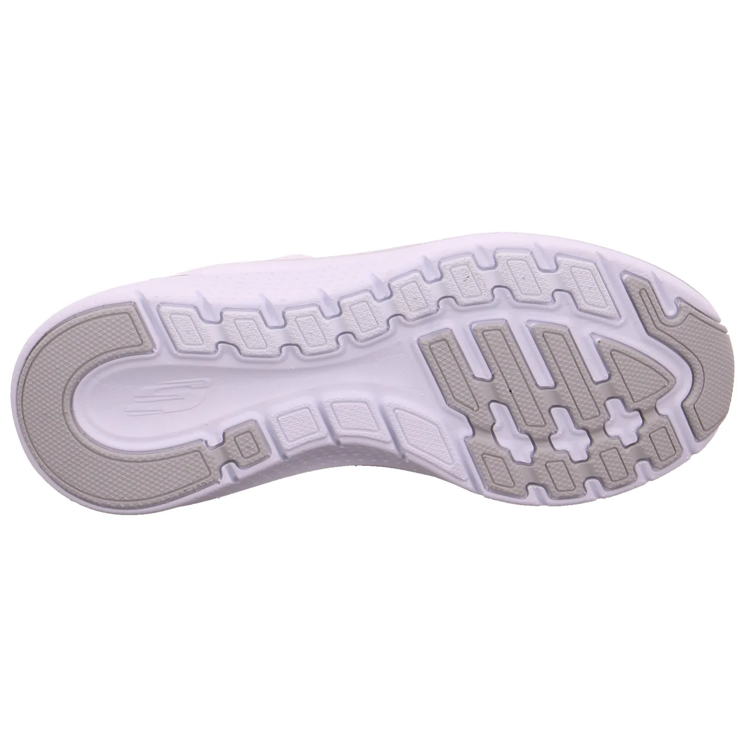 SKECHERS Sneaker Weiss Textil  mit Wechselfussbett