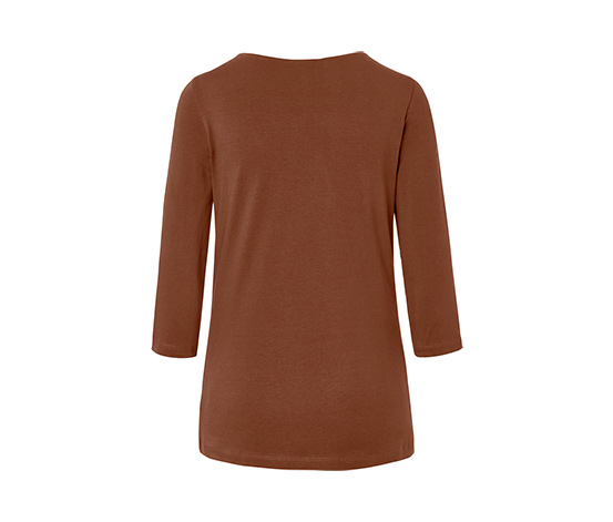 Shirt mit 3/4-Arm, cognac