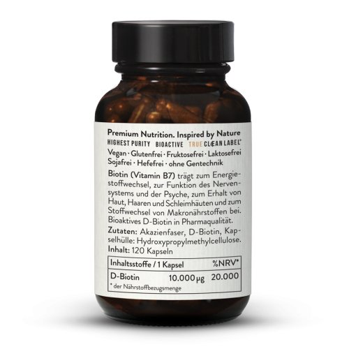 Sunday Natural Products  D-Biotin Kapseln10mg