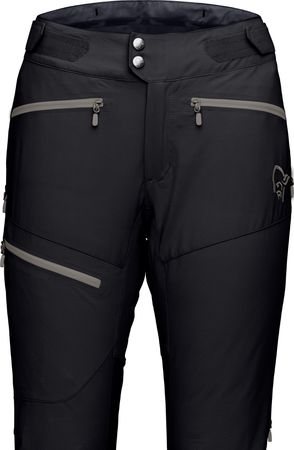 FJØRÅ  FLEX 1 Damen-Bikehose lang  caviarcastor grey  M