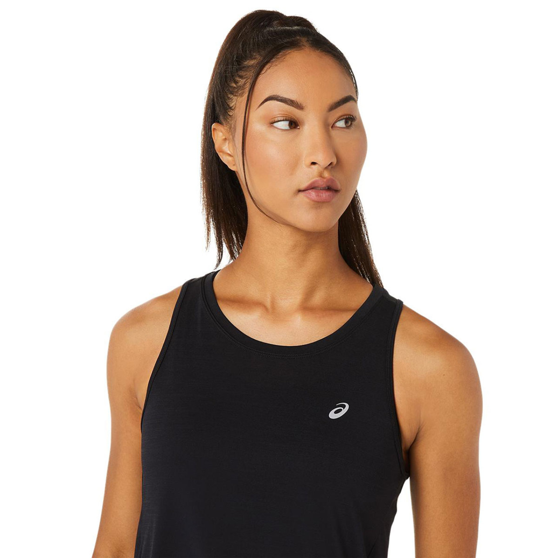 ASICS Race Hardloopshirt Zonder Mouwen Zwart Dames