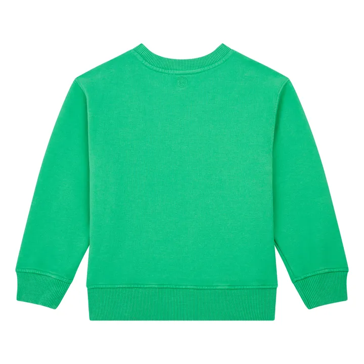 SMALLABLE BASICS Sweat Crewneck Garçon Molleton Bio | Vert