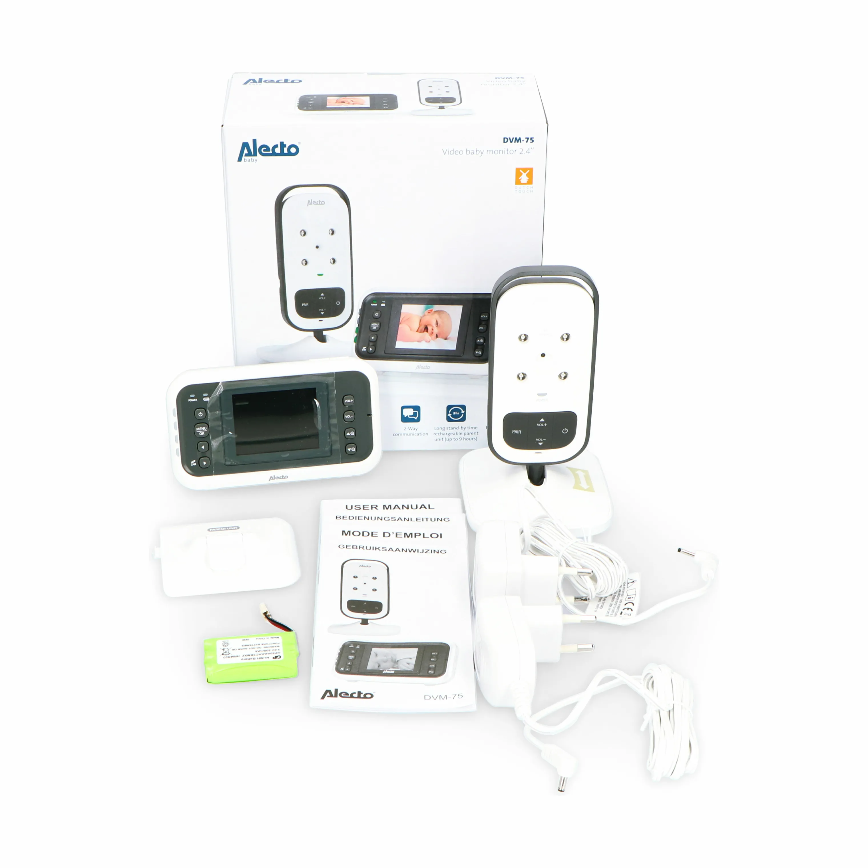 Alecto Baby DVM-75 Babyalarm med video