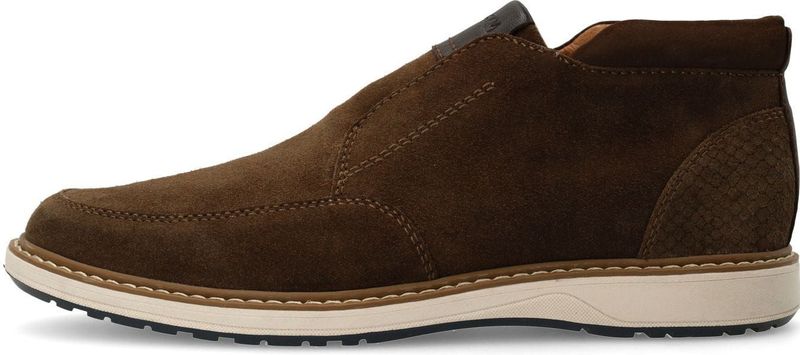 Manfield - Enkellaarsjes - Bruin - Suède