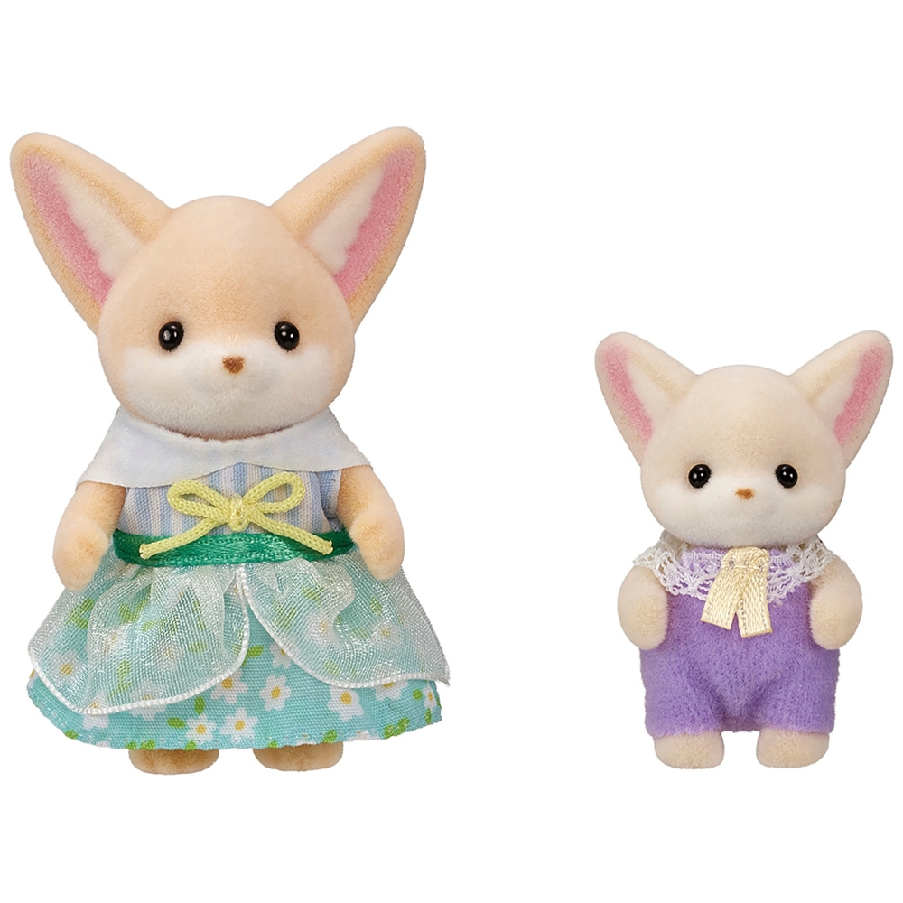 Sylvanian Families Sonniges Picknick-Set Fennek-Fuchs-Schwester & Baby