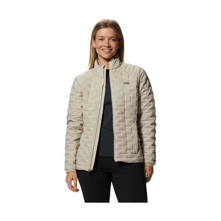 Mountain Hardwear Stretchdown Light Jacket Women Wild Oyster